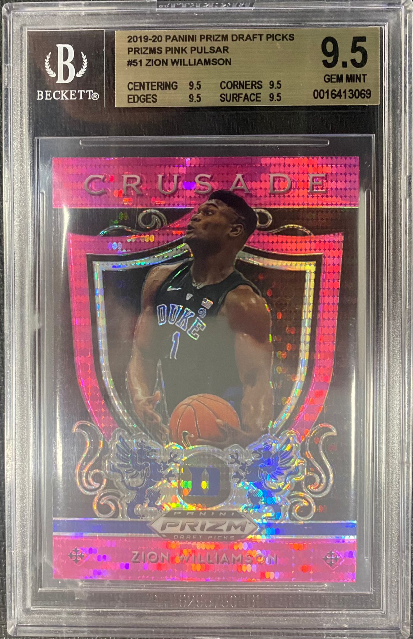 Zion Williamson Panini high quality Prizm BGS 9.5