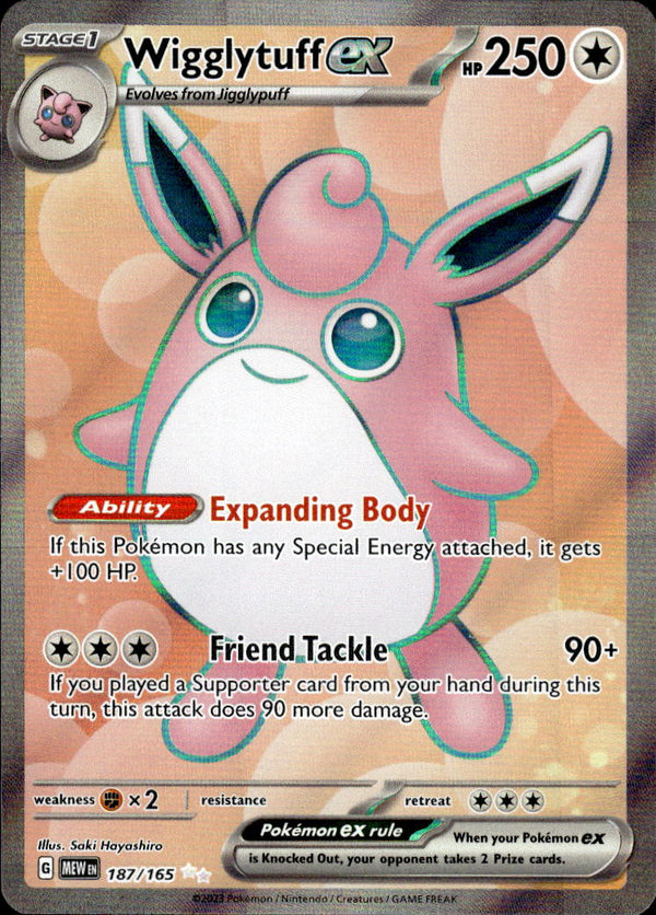 SV: Scarlet & Violet 151 #187/165 Wigglytuff ex