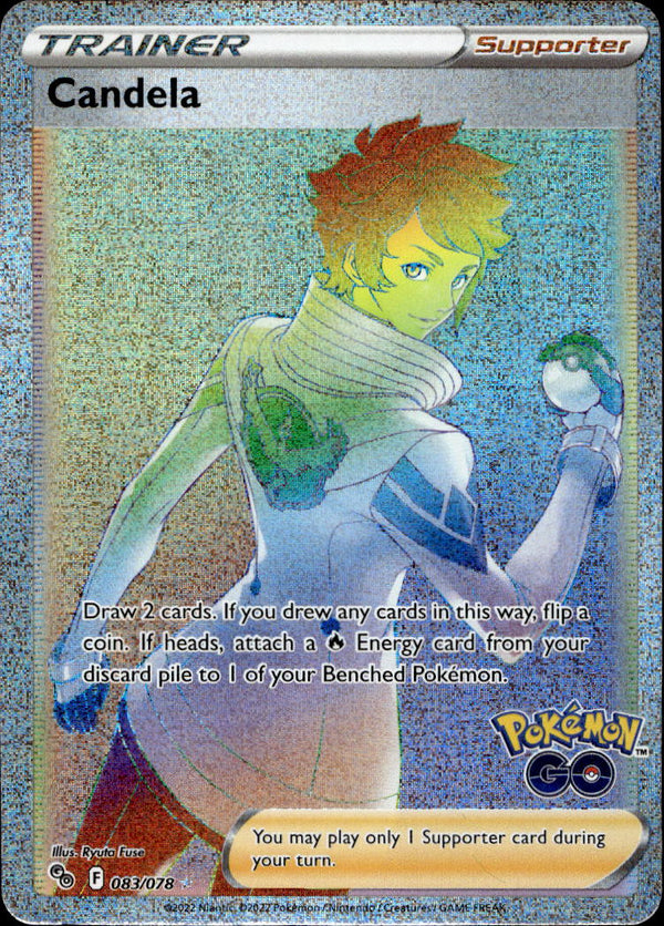 Pokemon TCG SWSH: Pokemon GO #083/078 Candela (Secret)