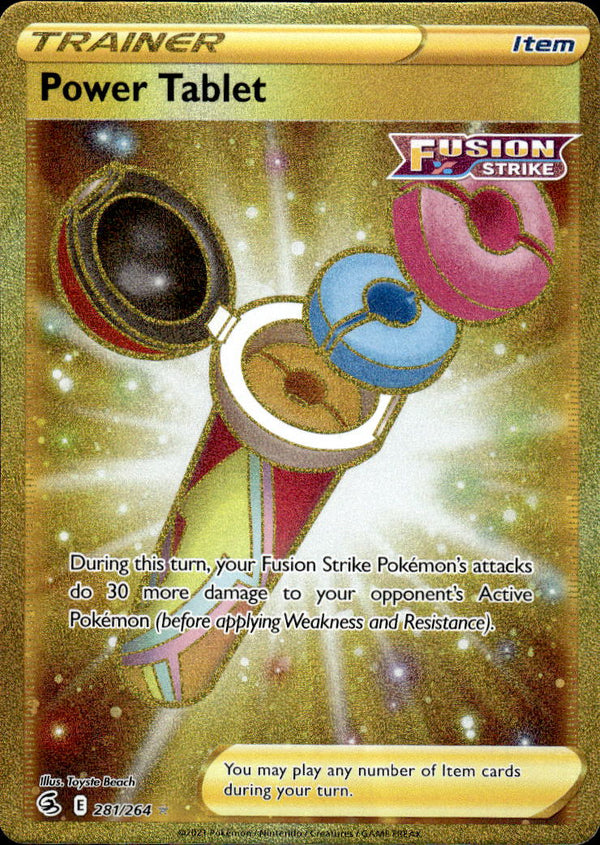 Pokemon TCG SWSH: Fusion Strike #281/264 Power Tablet (Secret)