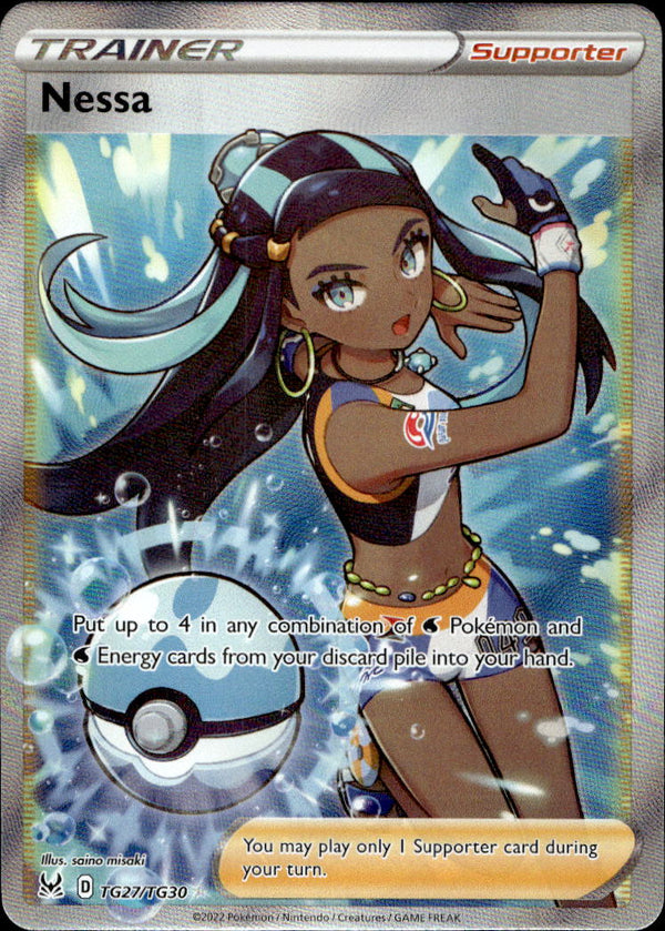 Pokemon TCG SWSH: Lost Origin Trainer Gallery #TG27/TG30 Nessa