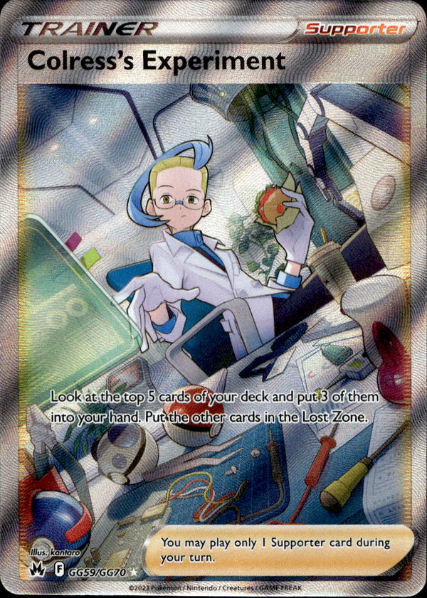 Pokemon TCG SWSH: Crown Zenith: Galarian Gallery #GG59/GG70 Colress's Experiment