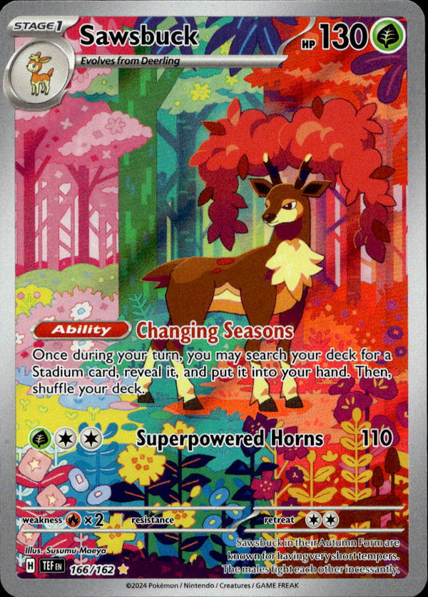 Pokemon TCG SV5: Temporal Forces #166/162 Sawsbuck