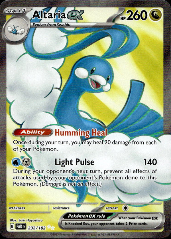 Pokemon TCG SV4: Paradox Rift #232/182 Altaria ex (Full Art)