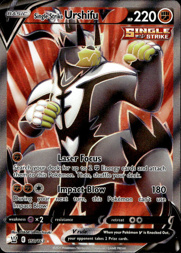 Pokemon TCG SWSH: Battle Styles #150/163 Single Strike Urshifu V (Full Art)