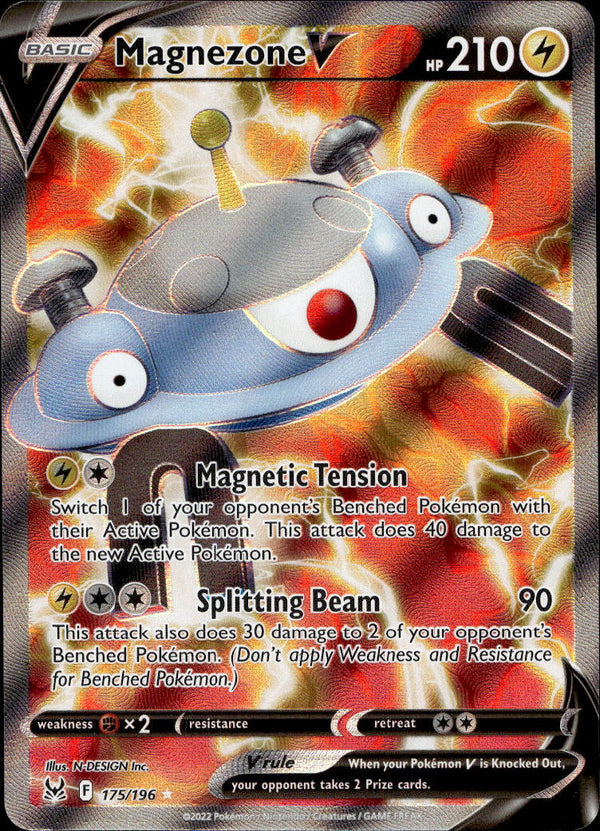 Pokemon TCG SWSH: Lost Origin #175/196 Magnezone V (Full Art)