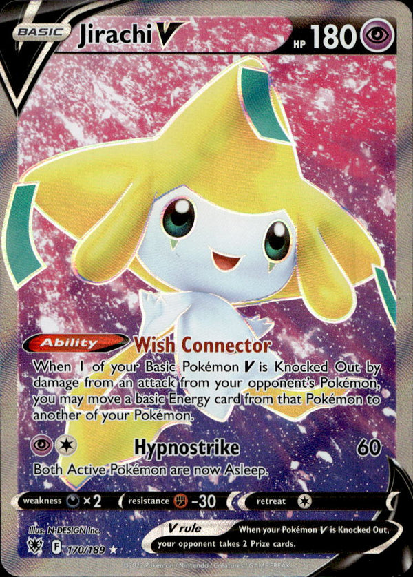 Pokemon TCG SWSH: Astral Radiance #170/189 Jirachi V (Full Art)