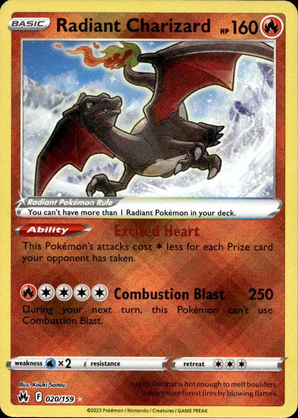 Pokemon TCG SWSH: Crown Zenith #020/159 Radiant Charizard