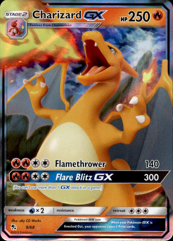 Pokemon TCG Sun & Moon: Hidden Fates #9/68 Charizard GX