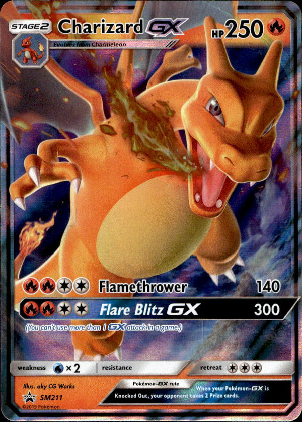 Pokemon TCG Sun & Moon: SM Promos #SM211 Charizard GX