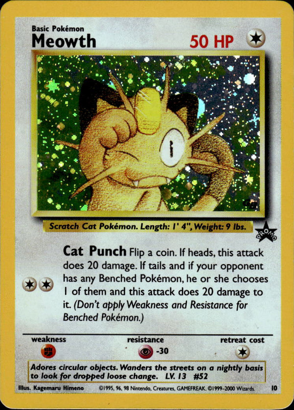 Pokemon TCG: WoTC Black Star Promo #10/53 Meowth