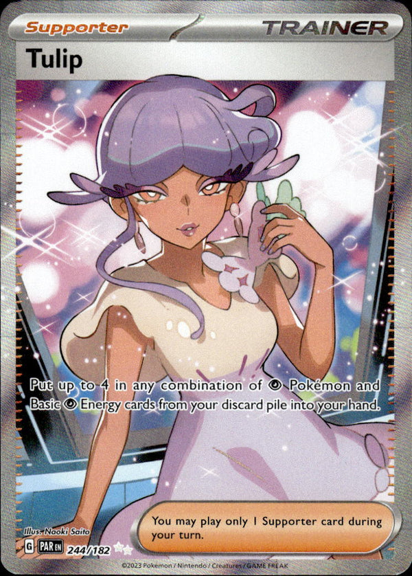 Pokemon TCG SV4: Paradox Rift #244/182 Tulip