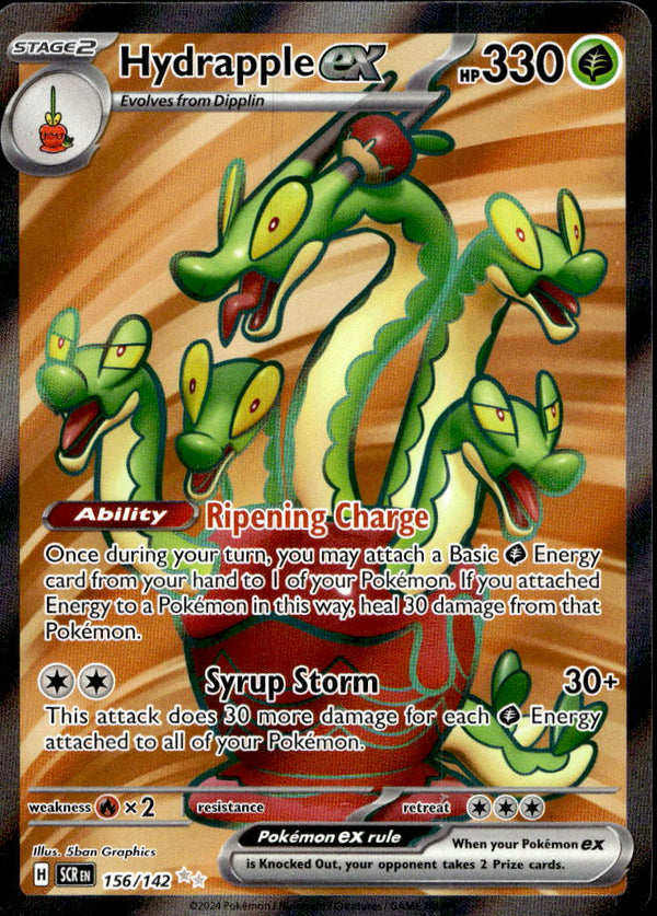 Pokemon TCG SV8: Stellar Crown #156/142 Hydrapple ex