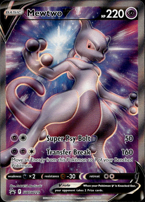 Pokemon TCG SWSH: Sword & Shield Promo Cards #SWSH229 Mewtwo V