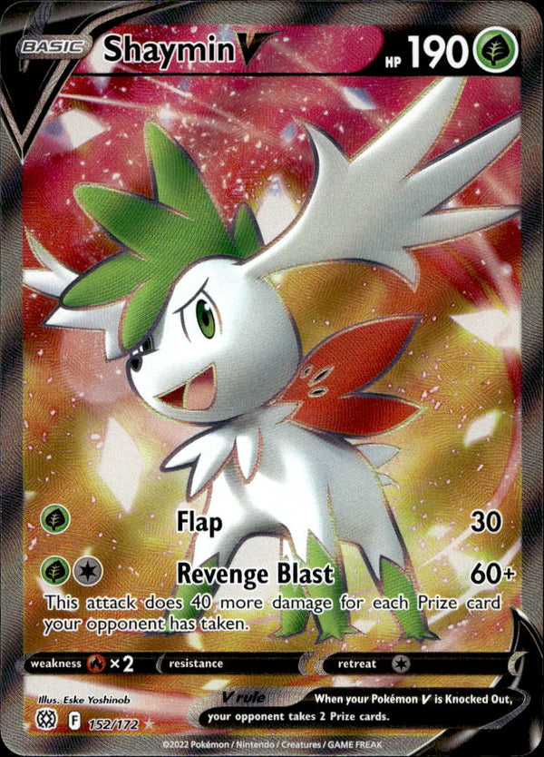 Pokemon TCG SWSH: Brilliant Stars #152/172 Shaymin V (Full Art)