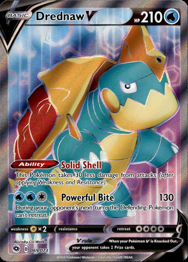 Pokemon TCG SWSH: Champion's Path #69/73 Drednaw V (Full Art)