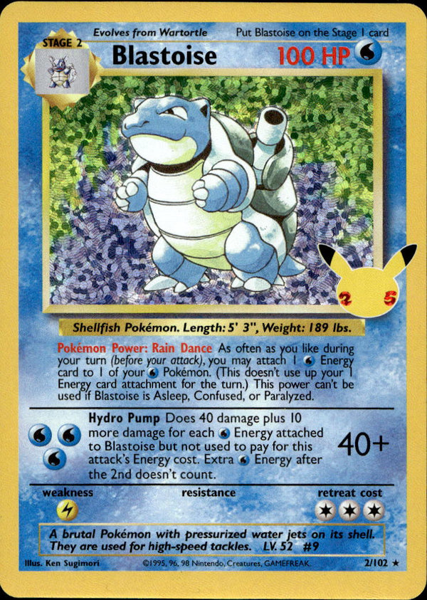 Pokemon TCG SWSH: Celebrations: Classic Collection #2/102 Blastoise