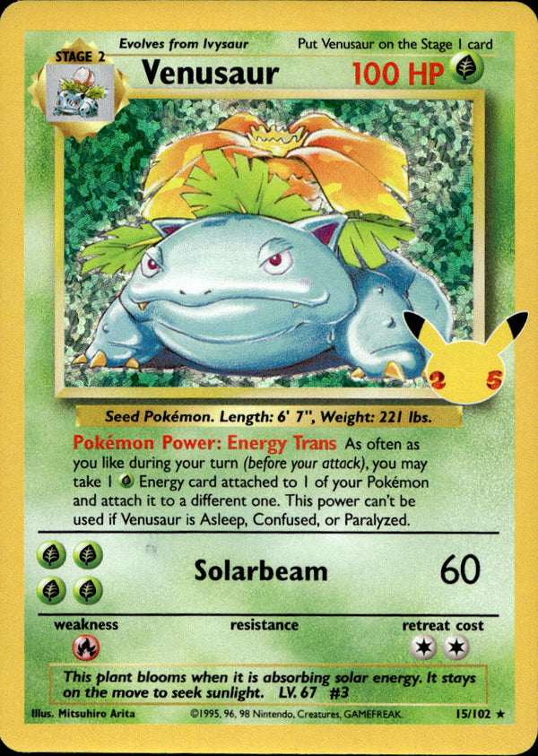 Pokemon TCG SWSH: Celebrations Classic Collection #15/102 Venusaur