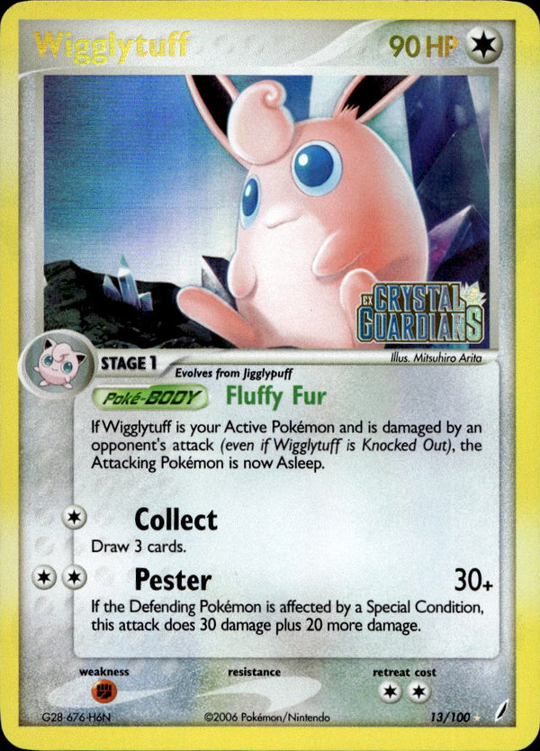 Pokemon TCG EX Ruby & Sapphire: Crystal Guardians #13/100 Wigglytuff