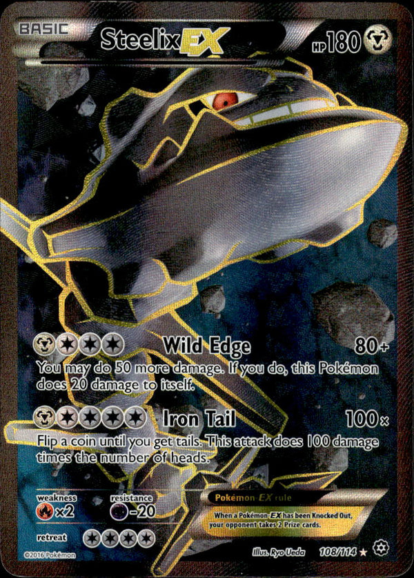 Pokemon TCG XY: Steam Siege #108/114 Steelix EX (Full Art)