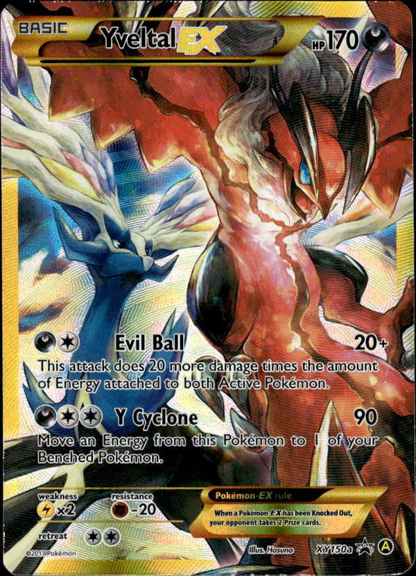 Pokemon TCG XY Promos: Alternate Art Promos #XY150a Yveltal EX