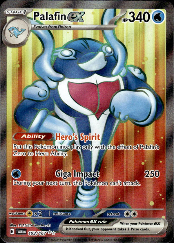 Pokemon TCG SV6: Twilight Masquerade #193/167 Palafin ex