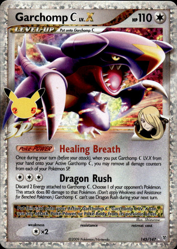 Pokemon TCG SWSH: Celebrations Classic Collection #145/147 Garchomp C LV.X