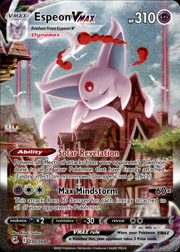 Pokemon TCG SWSH: Fusion Strike #270/264 Espeon VMAX (Alternate Art)