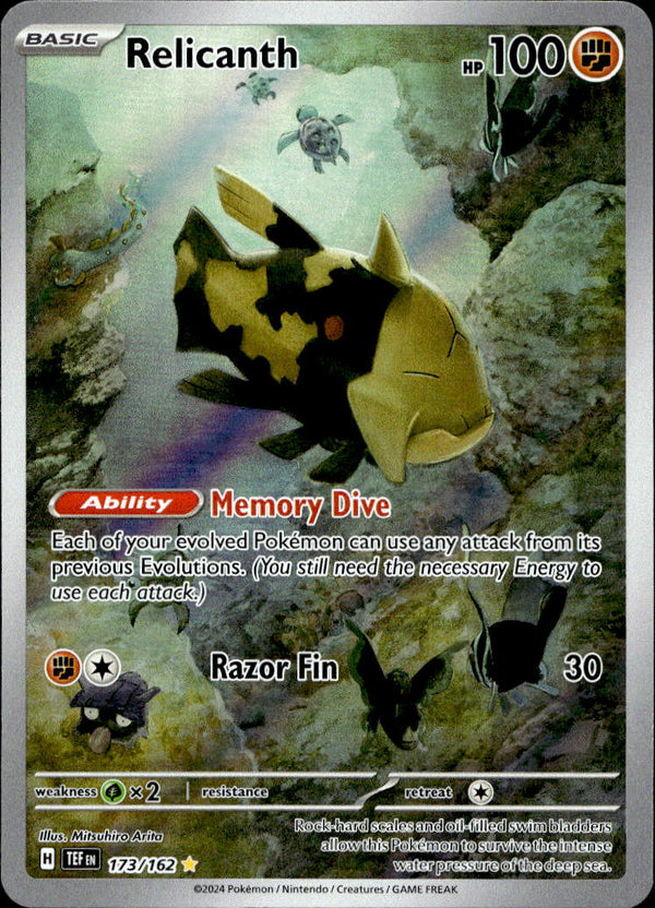 Pokemon TCG SV5: Temporal Forces #173/162 Relicanth