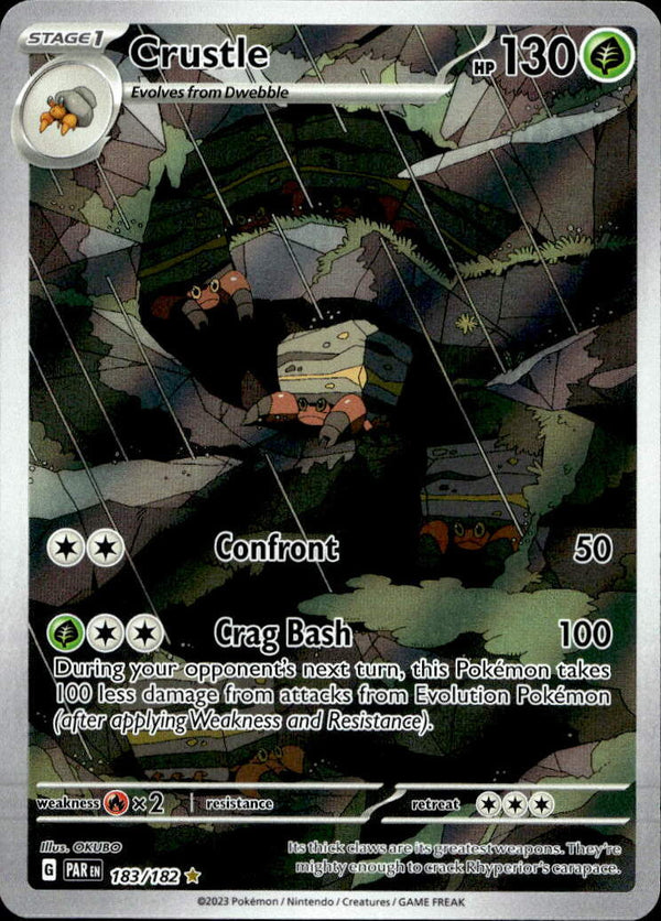 Pokemon TCG SV4: Paradox Rift #183/182 Crustle