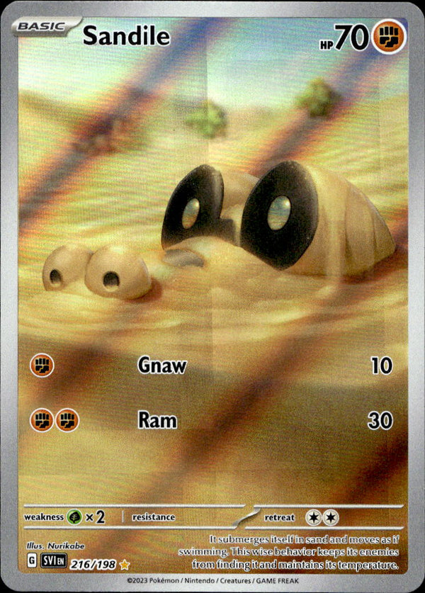 Pokemon TCG SV1: Scarlet & Violet Base Set #216/198 Sandile