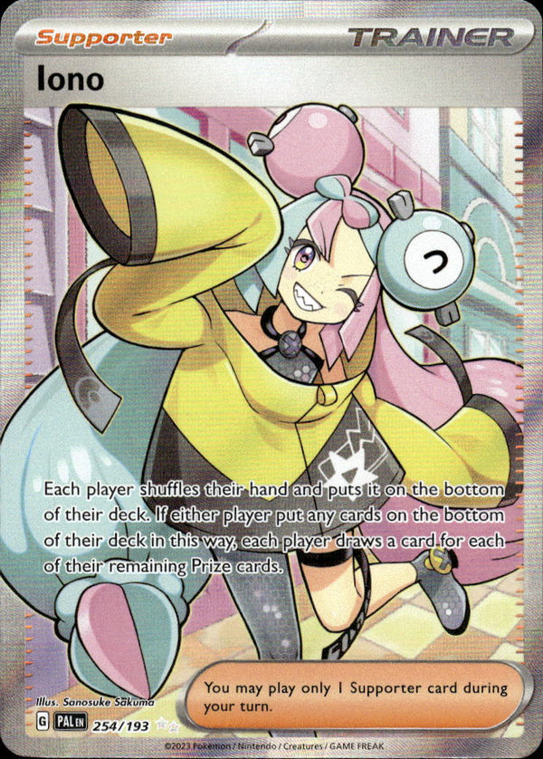 Pokemon TCG SV2: Paldea Evolved #254/193 Iono