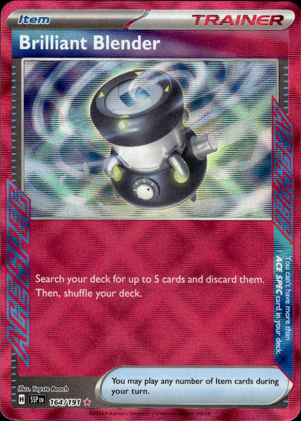 Pokemon TCG SV8: Surging Sparks #164/191 Brilliant Blender