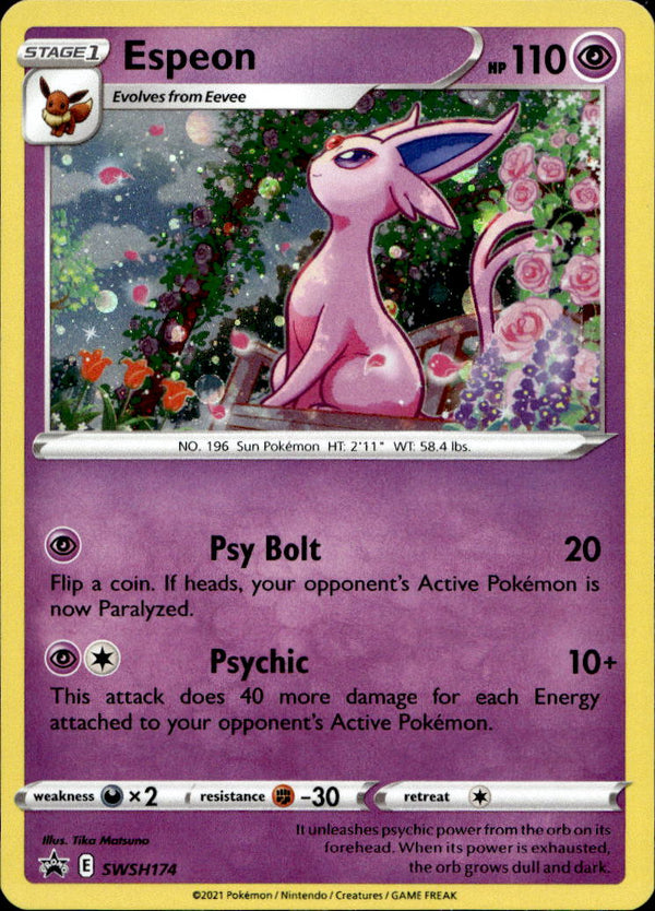 Pokemon TCG SWSH: Sword & Shield Promo Cards #SWSH174 Espeon