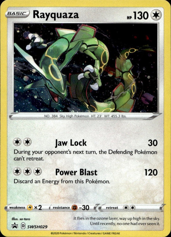 Pokemon TCG SWSH: Sword & Shield Promo Cards #SWSH029 Rayquaza