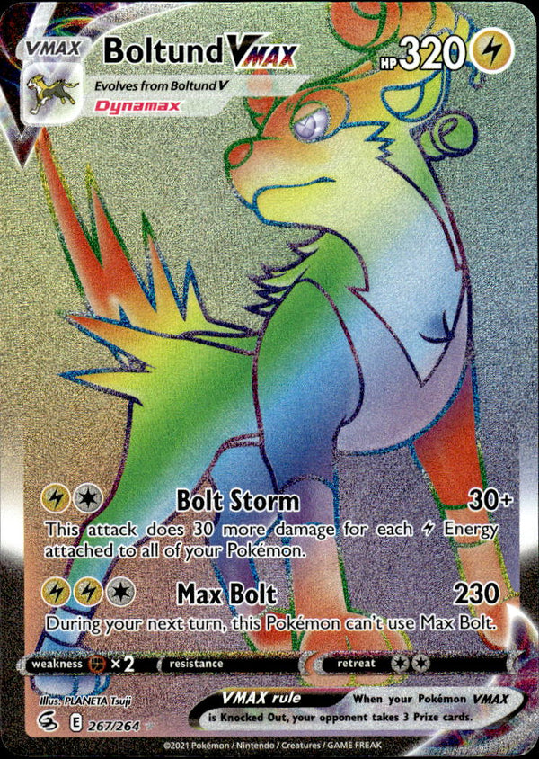 Pokemon TCG SWSH:  Fusion Strike #267/264 Boltund VMAX