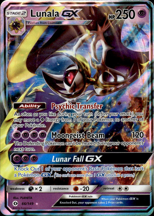 Pokemon TCG Sun & Moon: Base Set #66/149 Lunala GX