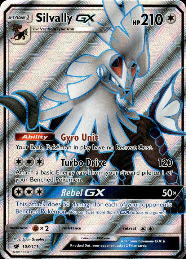 Pokemon TCG Sun & Moon: Crimson Invasion #108/111 Silvally GX