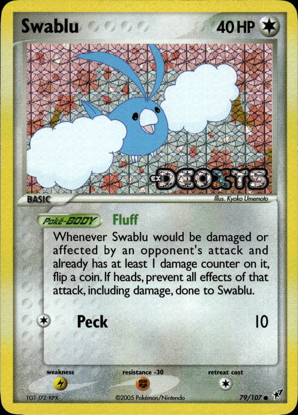 Pokemon TCG EX Ruby & Sapphire: EX Deoxys #79/107 Swablu