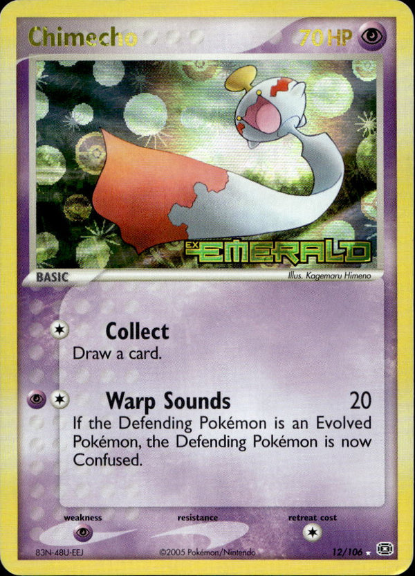 Pokemon TCG EX Ruby & Sapphire: EX Emerald #12/106 Chimecho