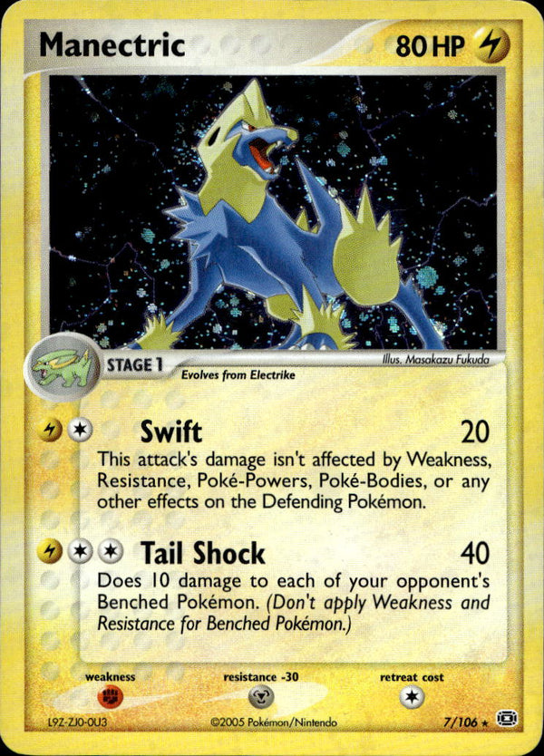 Pokemon TCG EX Ruby & Sapphire: EX Emerald #7/106 Manectric