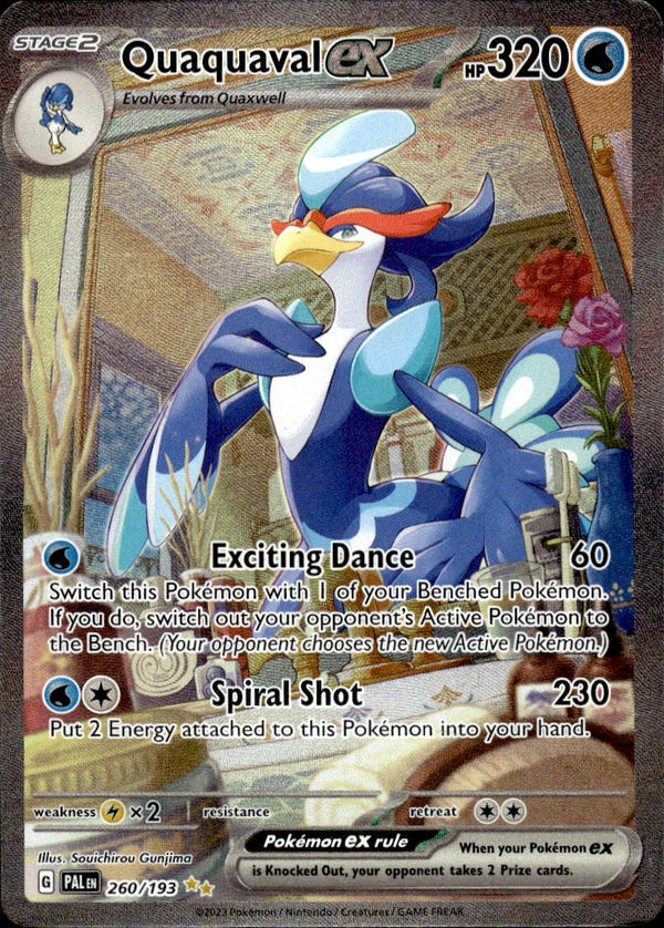 Pokemon TCG SV2: Paldea Evolved #260/193 Quaquaval ex