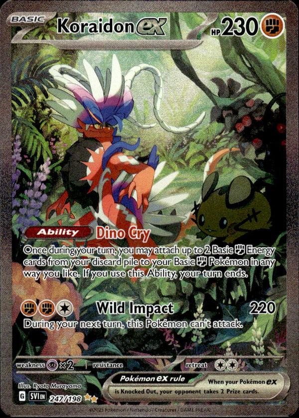 Pokemon TCG SV1: Scarlet & Violet Base Set #247/198 Koraidon ex