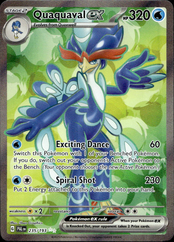 Pokemon TCG SV2: Paldea Evolved #235/193 Quaquaval ex