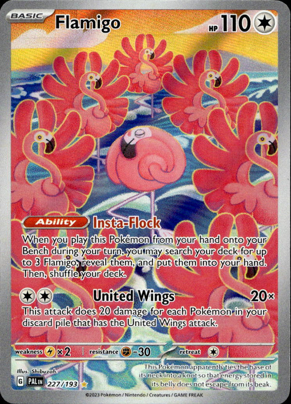 Pokemon TCG SV2: Paldea Evolved #227/193 Flamigo