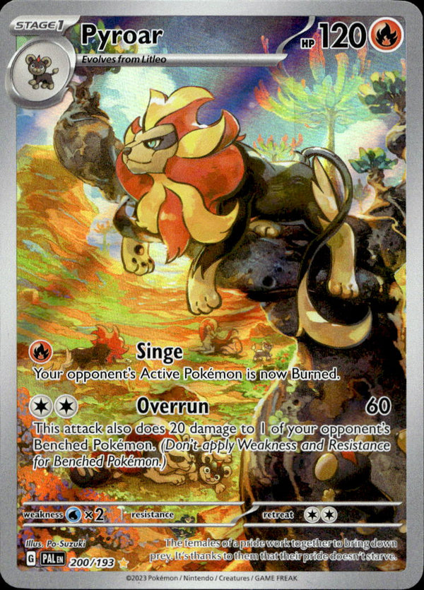 Pokemon TCG SV2: Paldea Evolved #200/193 Pyroar