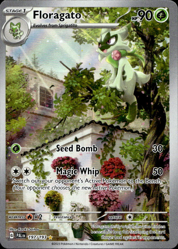 Pokemon TCG SV2: Paldea Evolved #197/193 Floragato