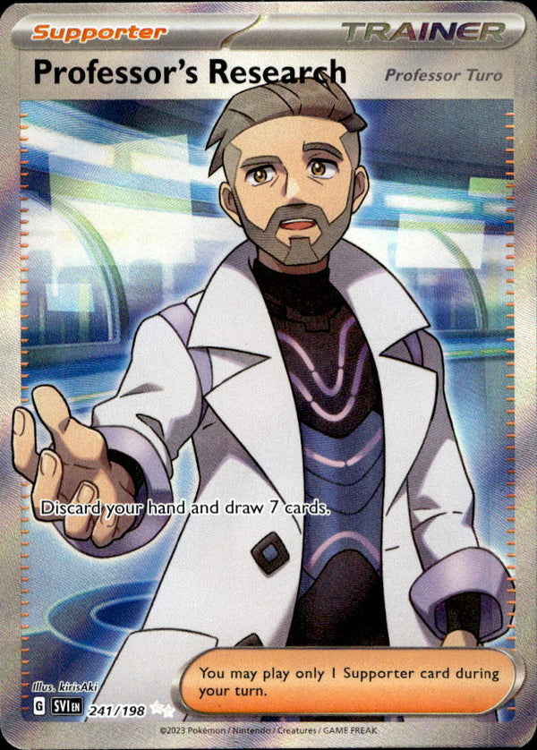 Pokemon TCG SV1: Scarlet & Violet Base Set #241/198 Professor's Research