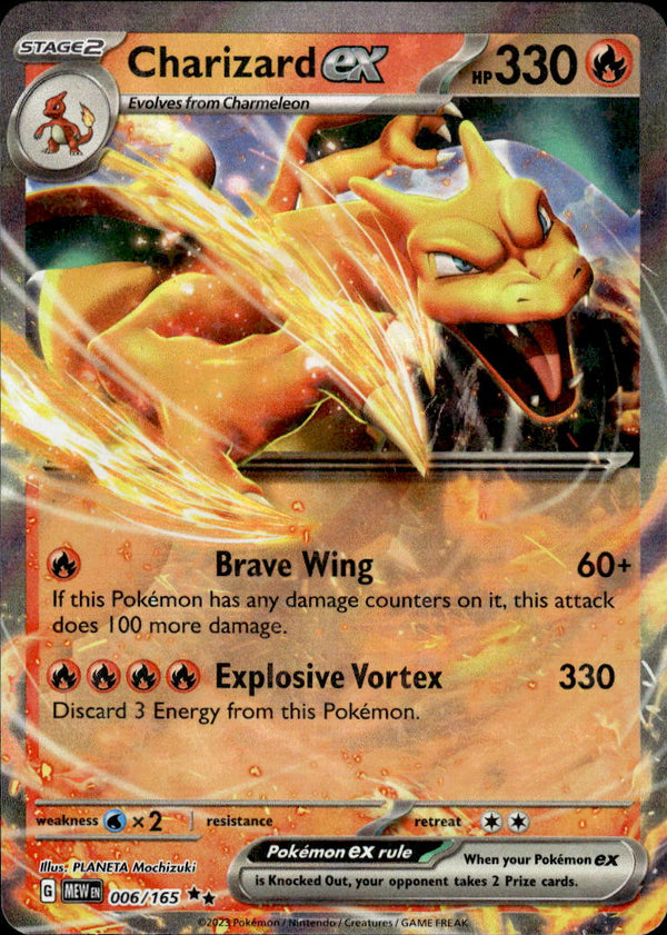 Pokemon TCG SV3.5: Scarlet & Violet 151 #006/165 Charizard ex