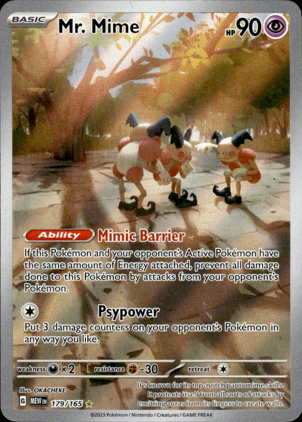 Pokemon TCG SV3.5: Scarlet & Violet 151 #179/165 Mr. Mime